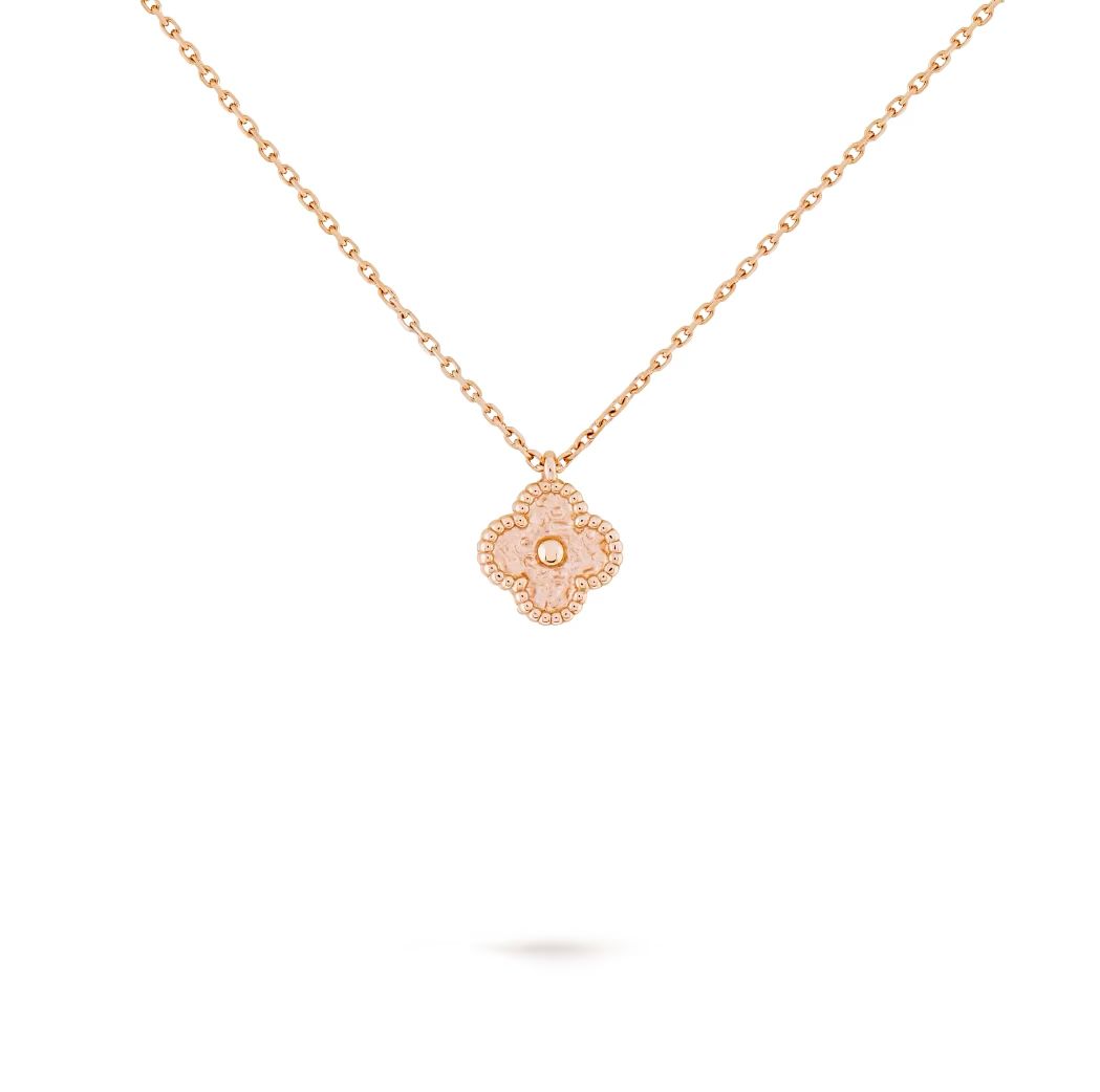 Van Cleef Sweet Alhambra pendant Pink gold