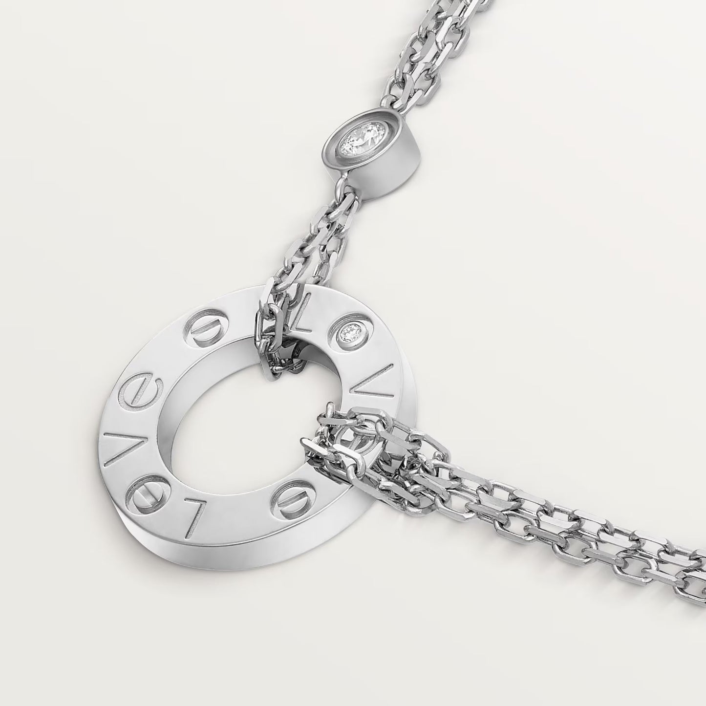 قلادة كارتييه، قلادة LOVE، ماستان - ذهب
