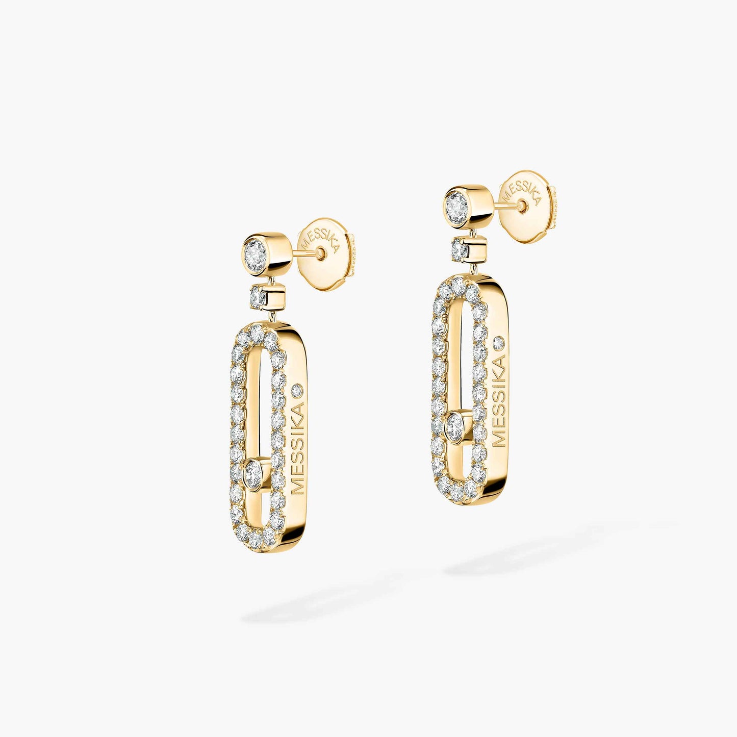 Messika, Move Uno Stud, Gold Earrings