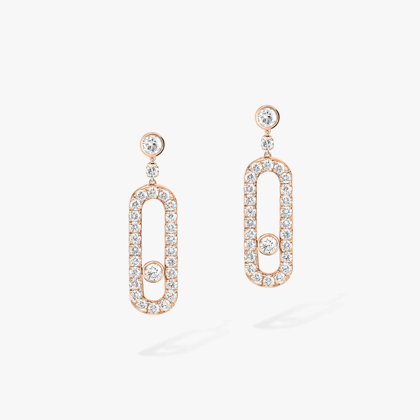Messika, Move Uno Stud, Gold Earrings