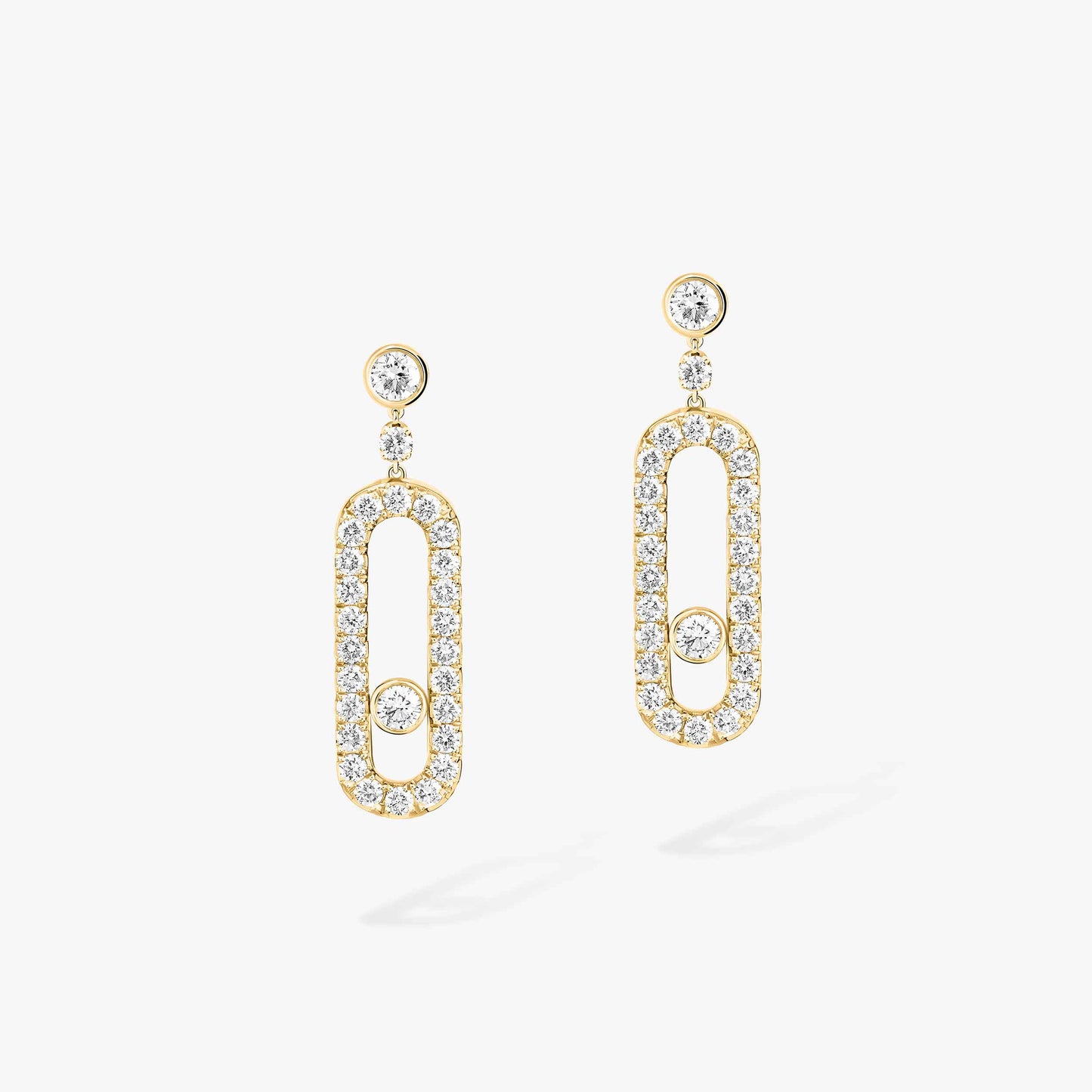 Messika, Move Uno Stud, Gold Earrings