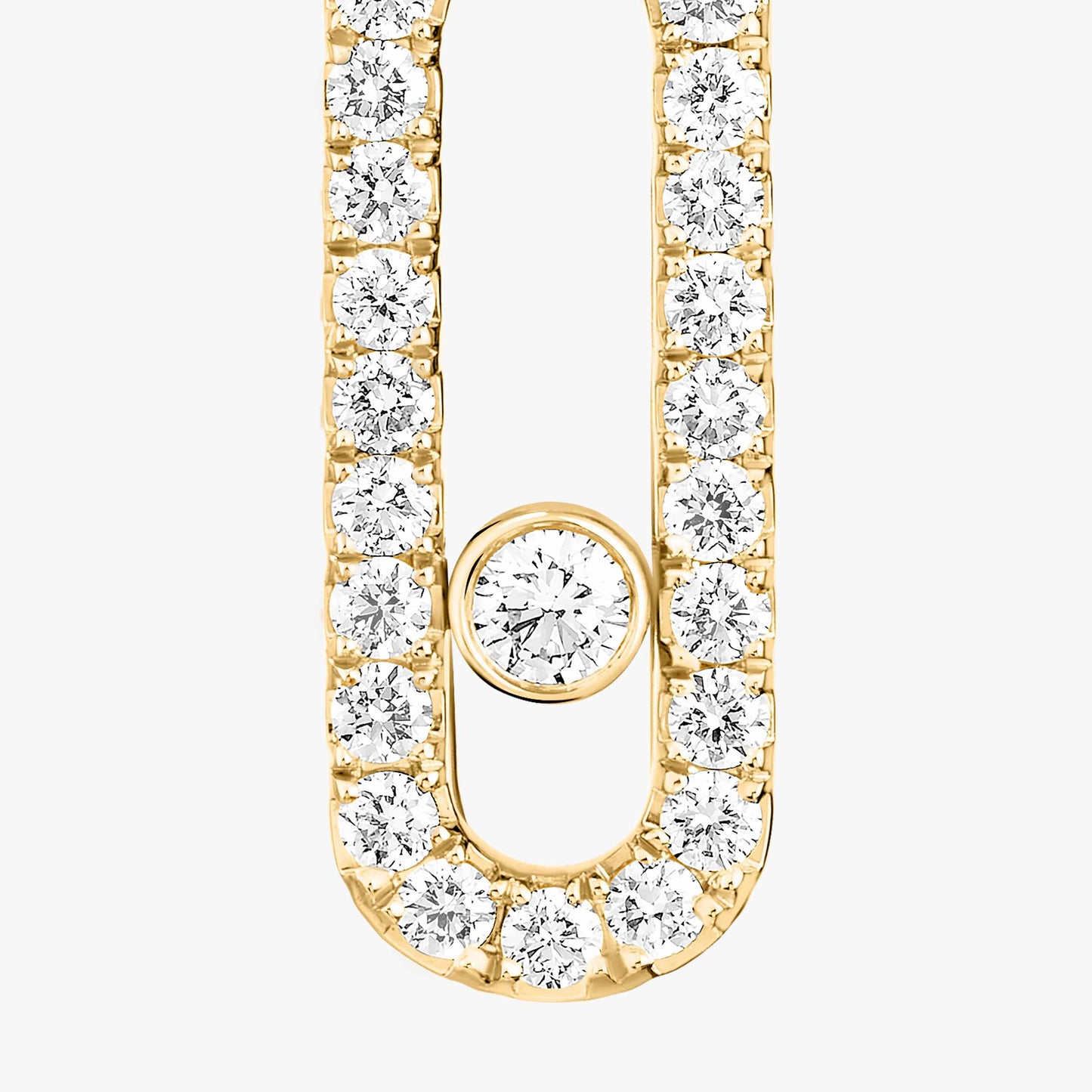 Messika, Move Uno Stud, Gold Earrings