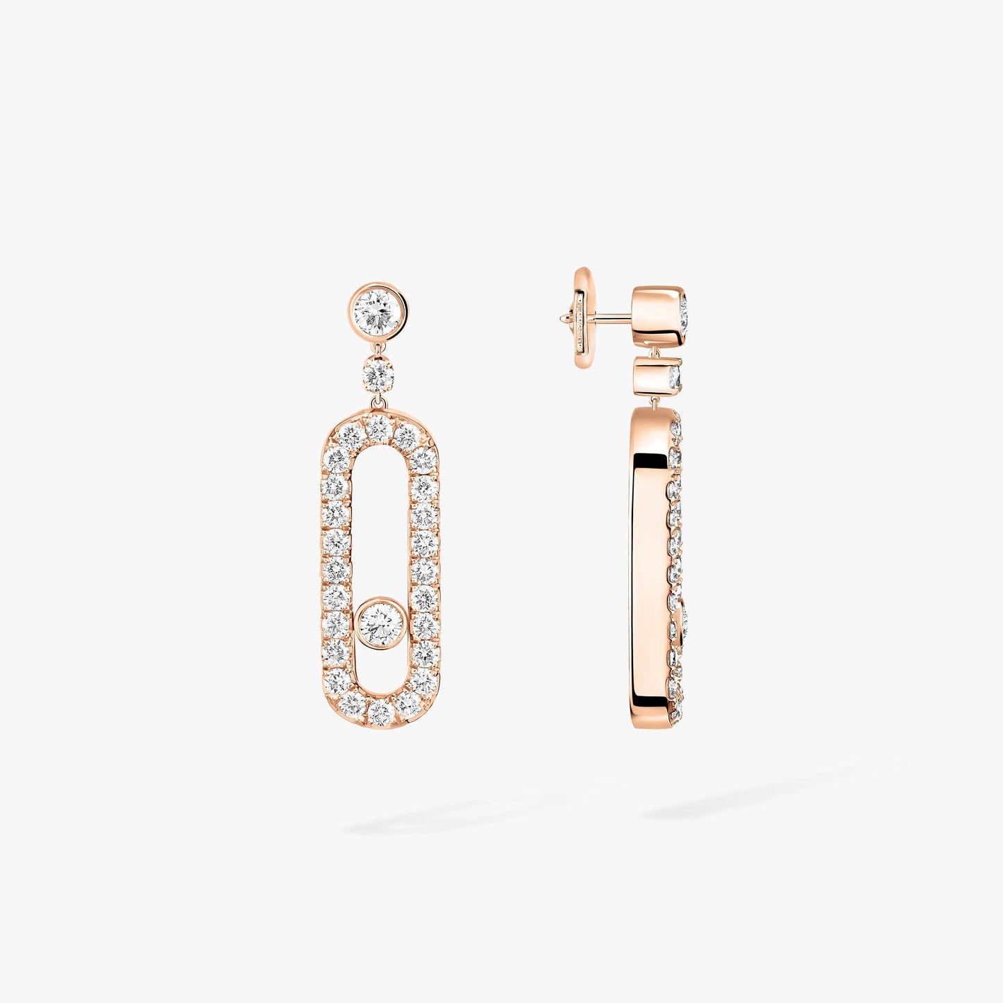 Messika, Move Uno Stud, Gold Earrings