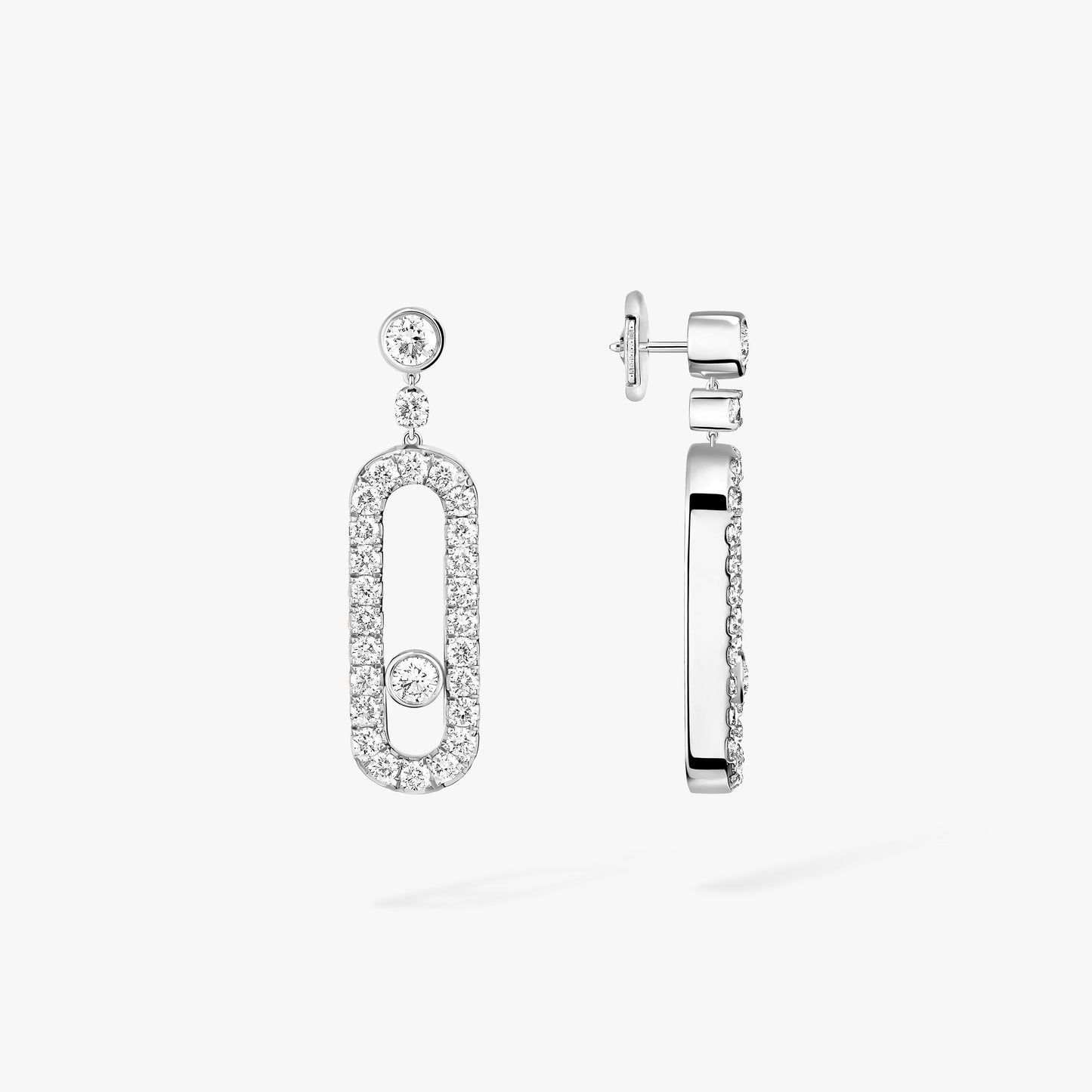 Messika, Move Uno Stud, Gold Earrings