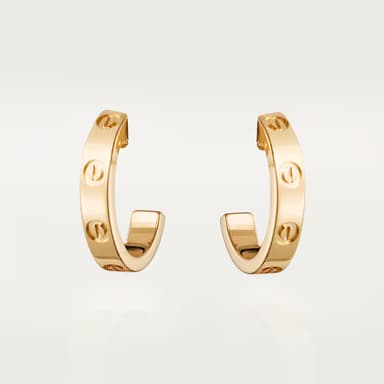 Cartier LOVE hoop earrings, small model ,New