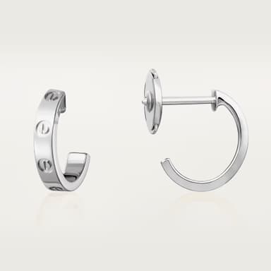 Cartier LOVE hoop earrings, small model ,New