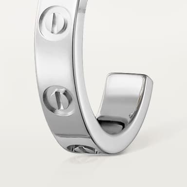 Cartier LOVE hoop earrings, small model ,New