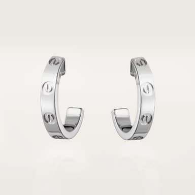 Cartier LOVE hoop earrings, small model ,New