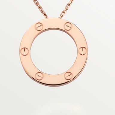 Cartier necklace, LOVE pendant Gold