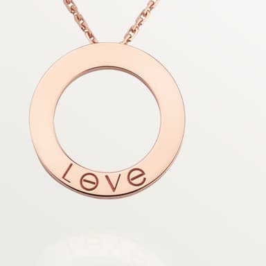 Cartier necklace, LOVE pendant Gold