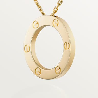 Cartier necklace, LOVE pendant Gold