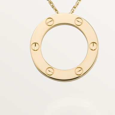 Cartier necklace, LOVE pendant Gold