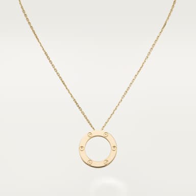 Cartier necklace, LOVE pendant Gold