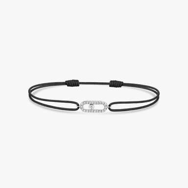 Messika , Move Uno Black Cord Bracelet