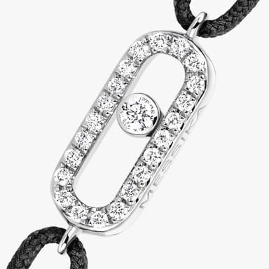 Messika , Move Uno Black Cord Bracelet