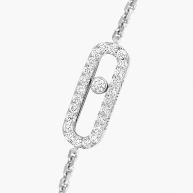 Messika , Move Uno Pavé , Gold - Diamond Bracelet