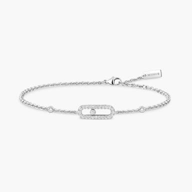 Messika , Move Uno Pavé , Gold - Diamond Bracelet