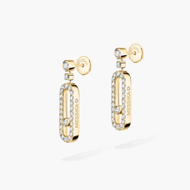 Messika , Move Uno Stud , Gold Earrings