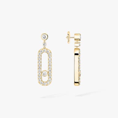 Messika , Move Uno Stud , Gold Earrings