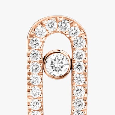 Messika , Move Uno , Gold-Diamond Earrings