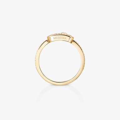 Messika ring , Move Uno Pavé , Gold-Diamond , New