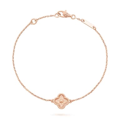 Van Cleef Sweet Alhambra bracelet Pink gold
