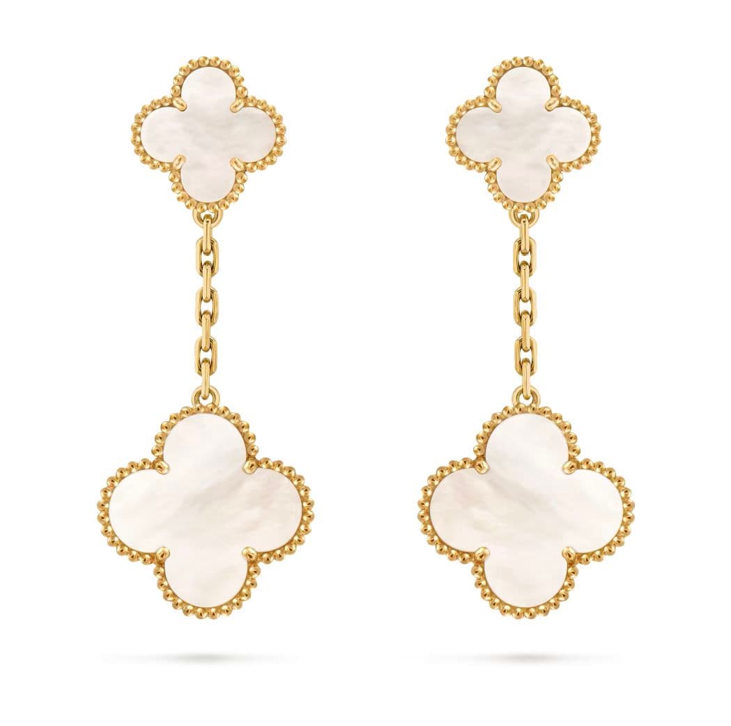 Van Cleef Magic Alhambra earrings, 2 motifs Magic Alhambra earrings, 2 motifs