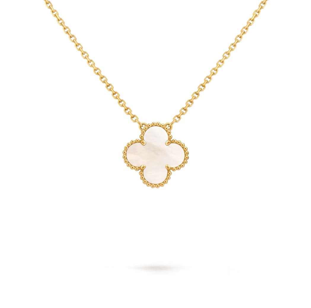 Van cleef ,Necklace ,Vintage Alhambra pendant -yellow gold medium size