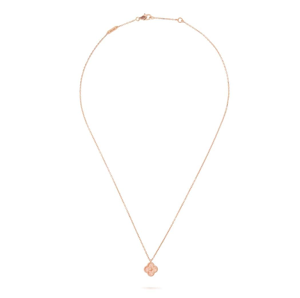 Van Cleef Sweet Alhambra pendant Pink gold