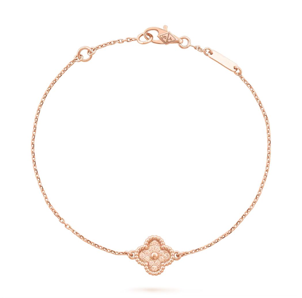 Van Cleef Sweet Alhambra bracelet Pink gold