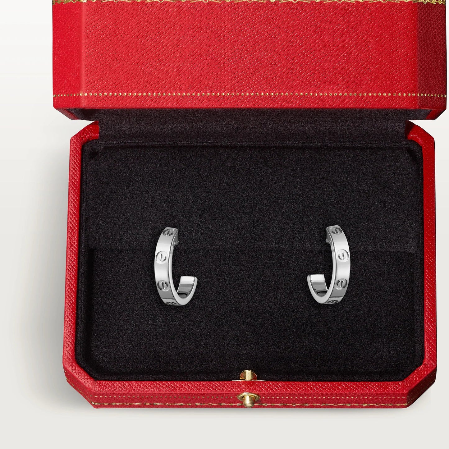 Cartier LOVE hoop earrings, small model ,New
