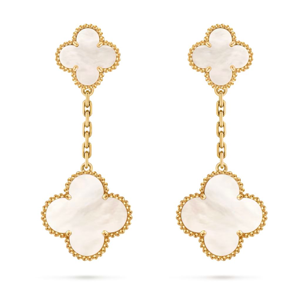 Van Cleef Magic Alhambra earrings, 2 motifs Magic Alhambra earrings, 2 motifs