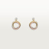 Cartier, Trinity earrings, brilliant-cut diamonds ,Mixed gold
