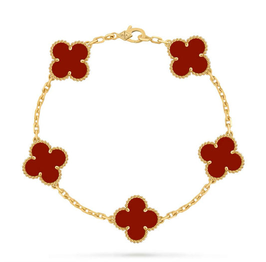 Van Cleef, Vintage Alhambra bracelet, 5 motifs
