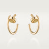 Cartier, Juste un Clou hoop earrings, small model ,Yellow gold