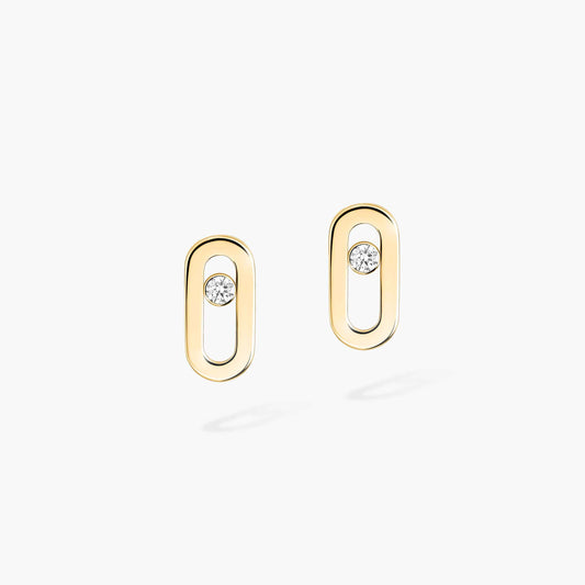 Messika , Earring ,Move Uno Gold Chips ,Yellow gold