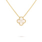 Van cleef ,Necklace ,Vintage Alhambra pendant -yellow gold medium size