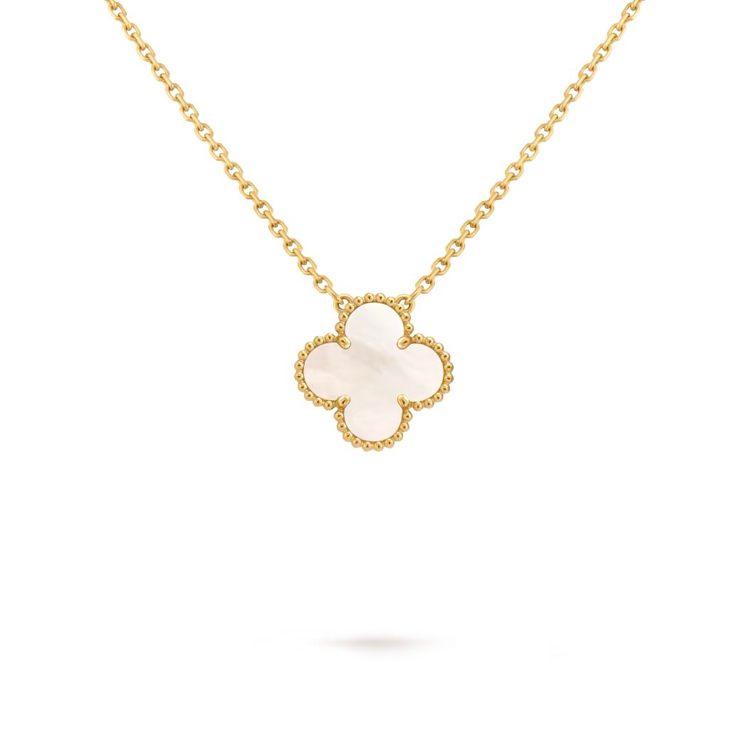 Van cleef ,Necklace ,Vintage Alhambra pendant -yellow gold medium size