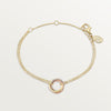 Cartier,Trinity bracelet, on chain,Yellow gold chain with mixed trinity ring