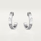 Cartier LOVE hoop earrings, small model ,New