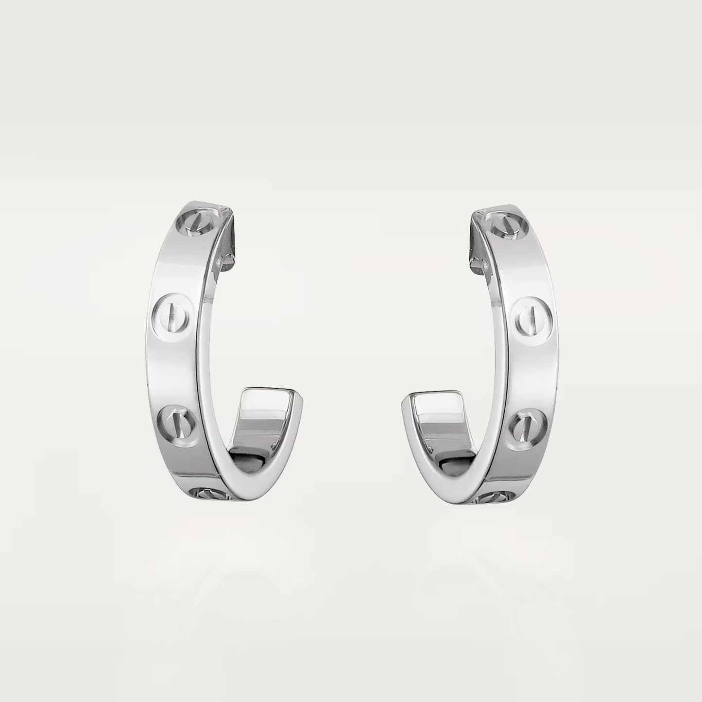 Cartier LOVE hoop earrings, small model ,New