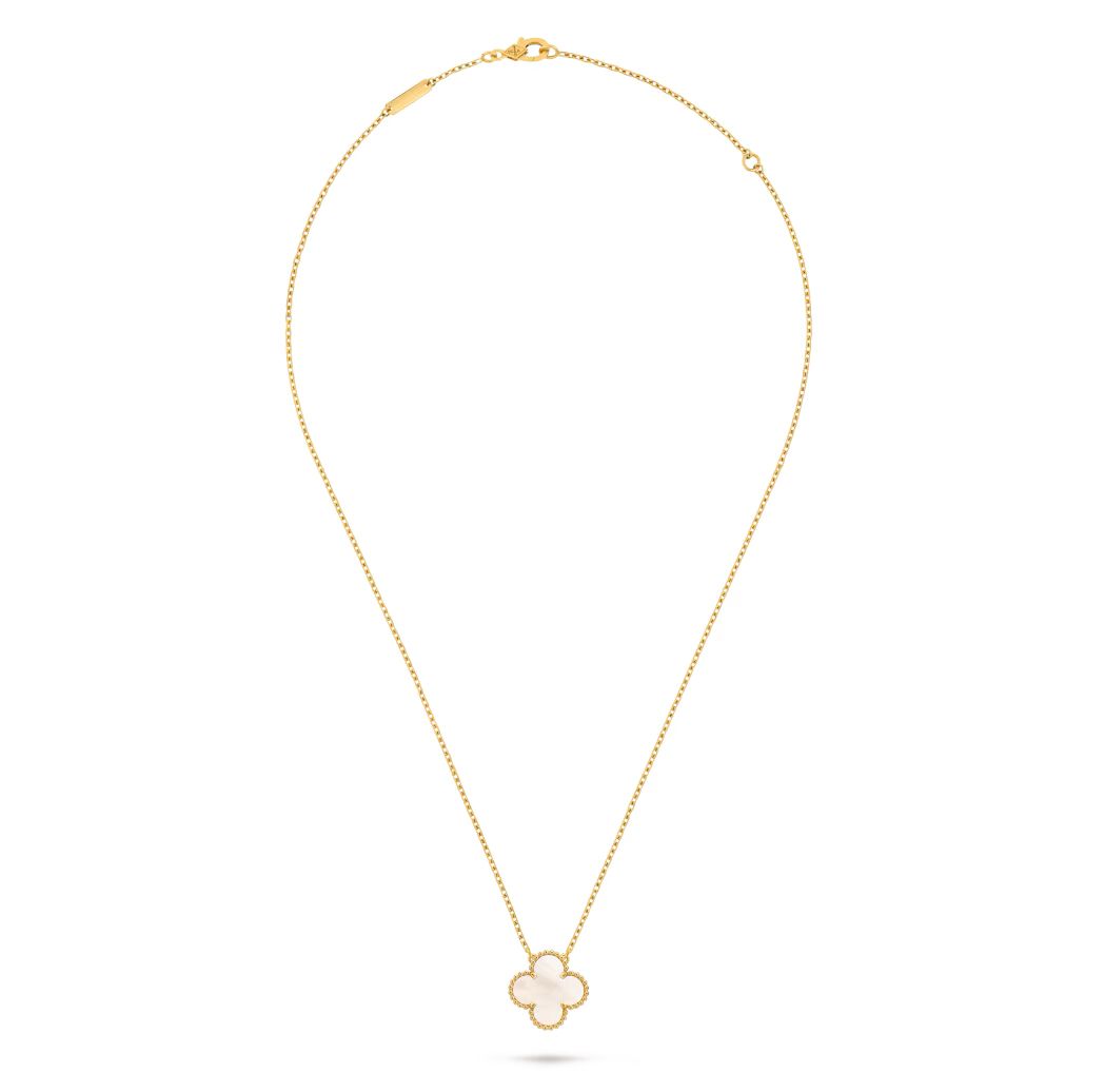 Van cleef ,Necklace ,Vintage Alhambra pendant -yellow gold medium size