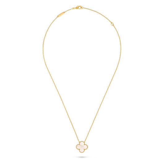 Van cleef ,Necklace ,Vintage Alhambra pendant -yellow gold medium size