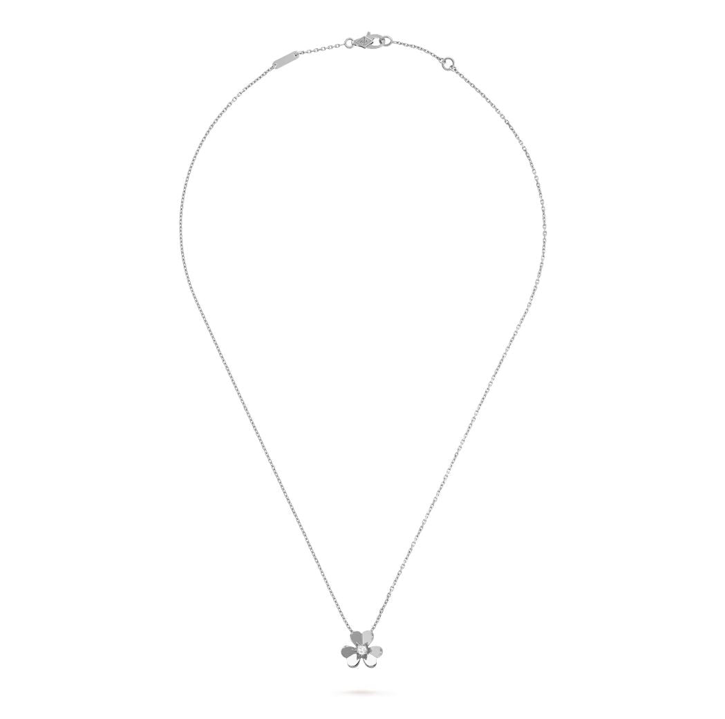 Van Cleef Frivole pendant, mini model White gold