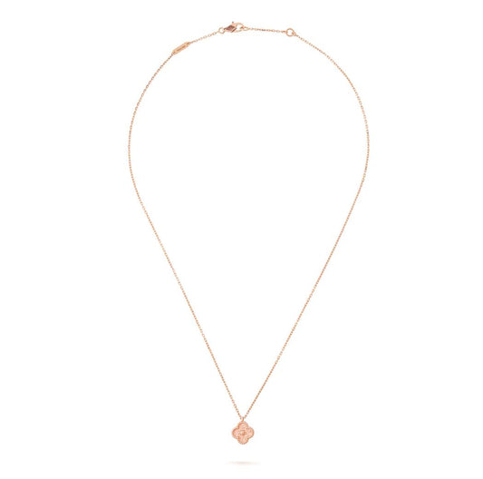 Van Cleef Sweet Alhambra pendant Pink gold