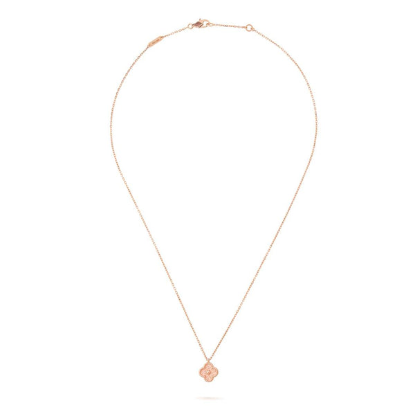 Van Cleef Sweet Alhambra pendant Pink gold