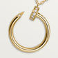 Cartier, Necklace , Juste un Clou pendant, diamonds ,Yellow gold