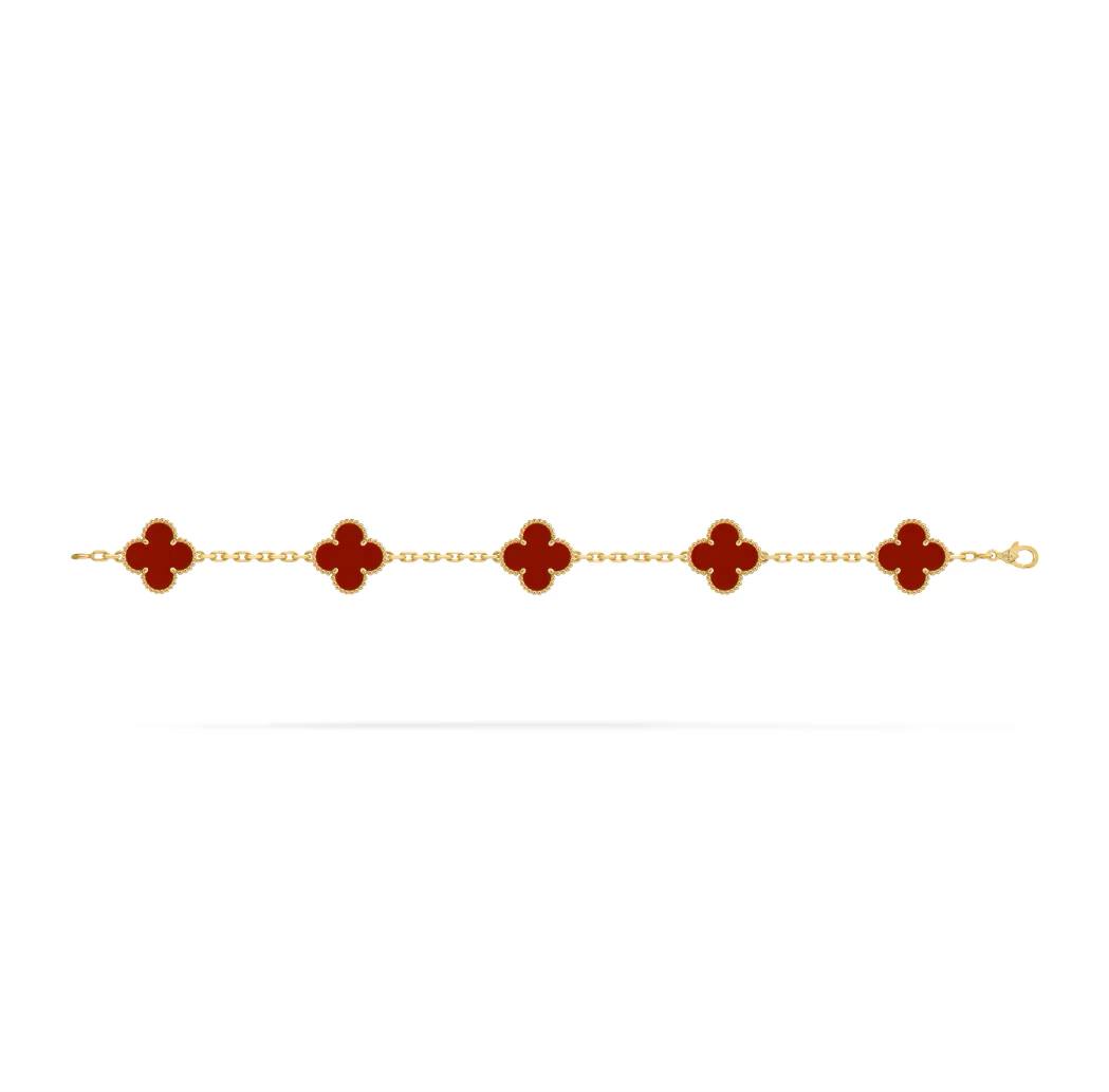 Van Cleef, Vintage Alhambra bracelet, 5 motifs