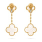 Van Cleef Magic Alhambra earrings, 2 motifs Magic Alhambra earrings, 2 motifs