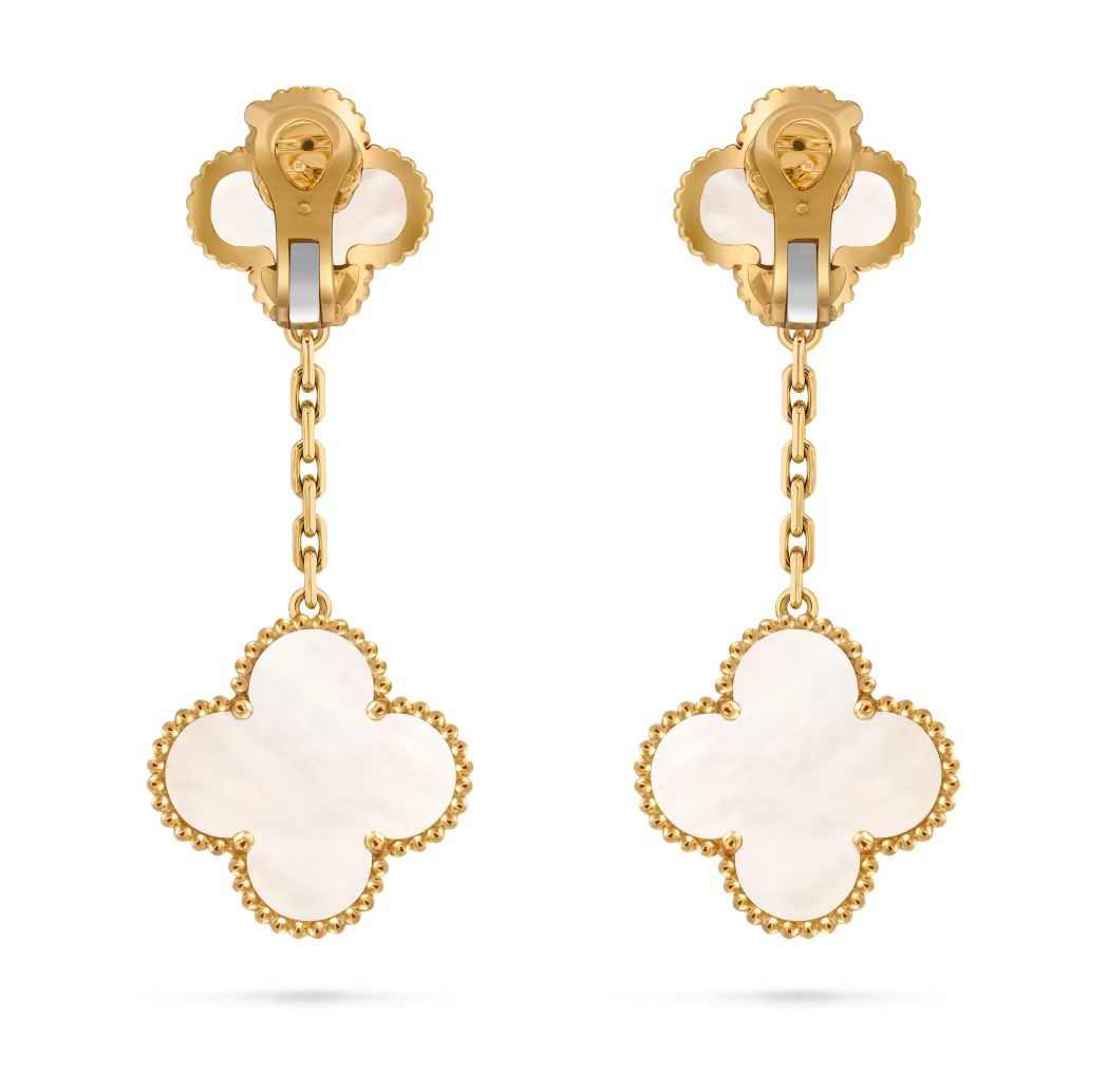 Van Cleef Magic Alhambra earrings, 2 motifs Magic Alhambra earrings, 2 motifs